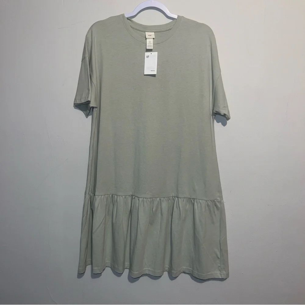 H&M Sage Green Midi Dress